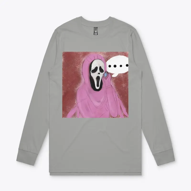 Ghost face pink