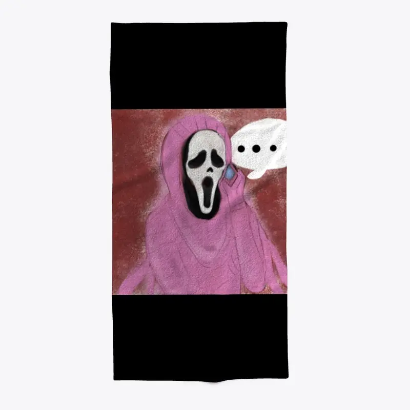 Ghost face pink