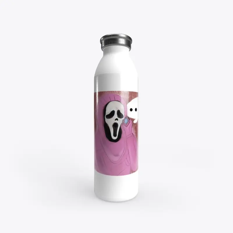 Ghost face pink