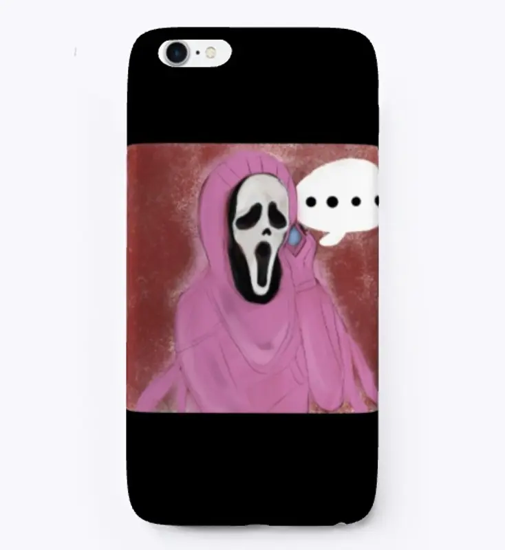 Ghost face pink