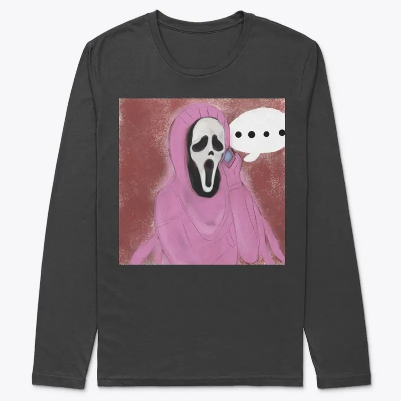 Ghost face pink