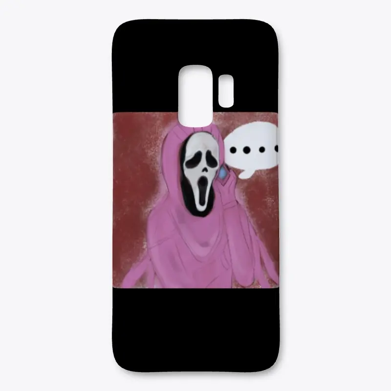 Ghost face pink