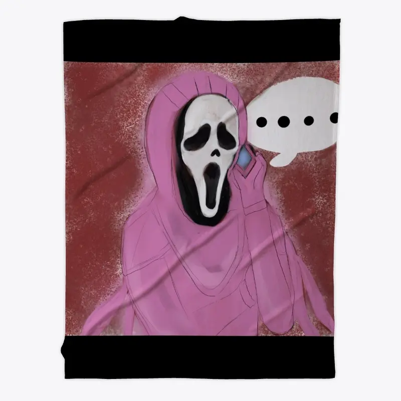 Ghost face pink